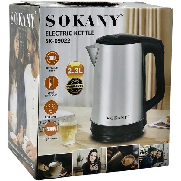 کتری برقی سوکانی مدل SK-09022 گنجایش 2.3 لیتر- کد40