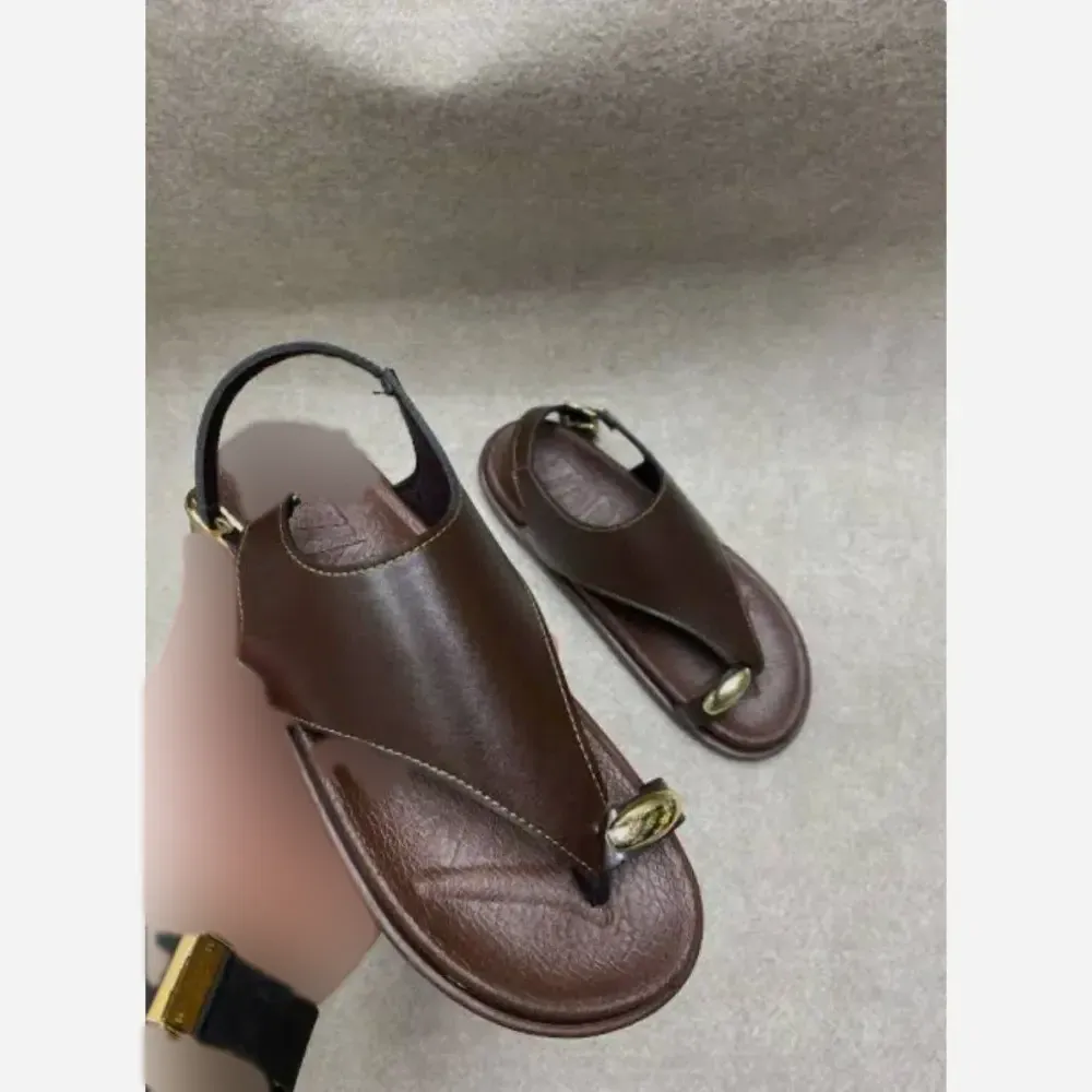 صندل زنانه لا انگشتی زارا جنس چرم بیاله طبی و سبک