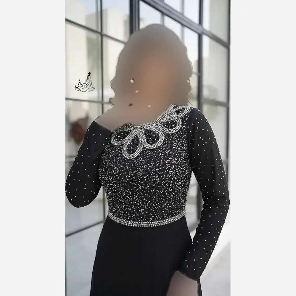 لباس مجلسی زنانه مدل تابان پولک مخمل و تور کاپدار سایزبندی 38 تا 56