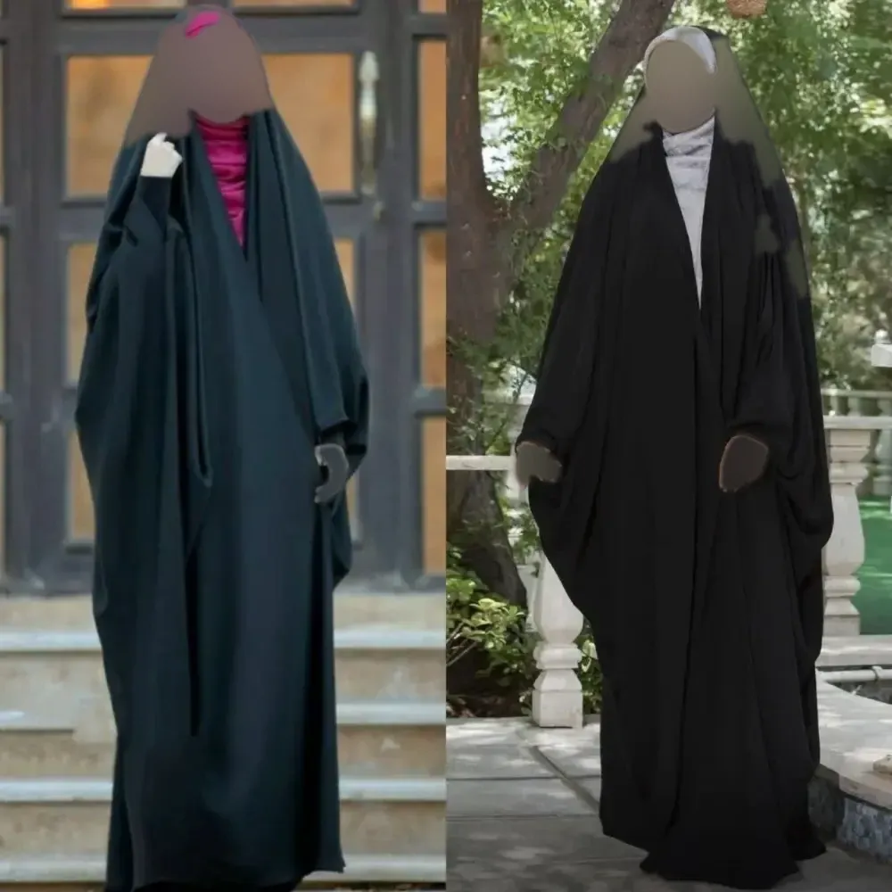 چادر جده عربی اصیل کرپ حریر الاسود مشکی