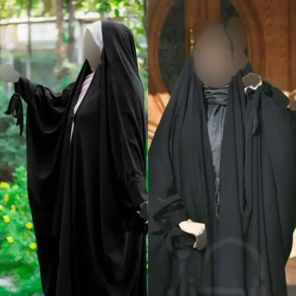 چادر جده پاپیونی سوپر ژرژت مشکی