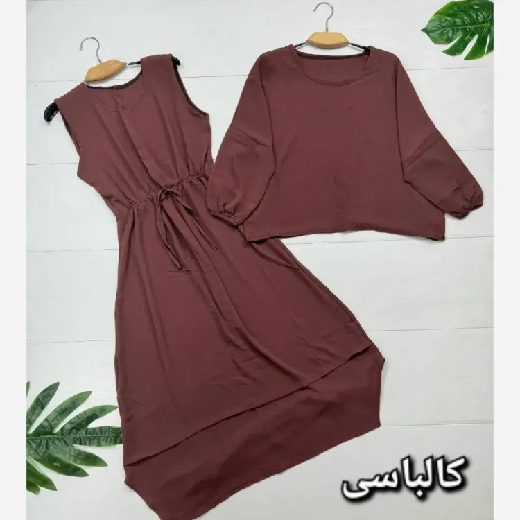 ست تیشرت و شلوار زنانه پنبه گلکسی درجه یک فری سایز 38 تا 46