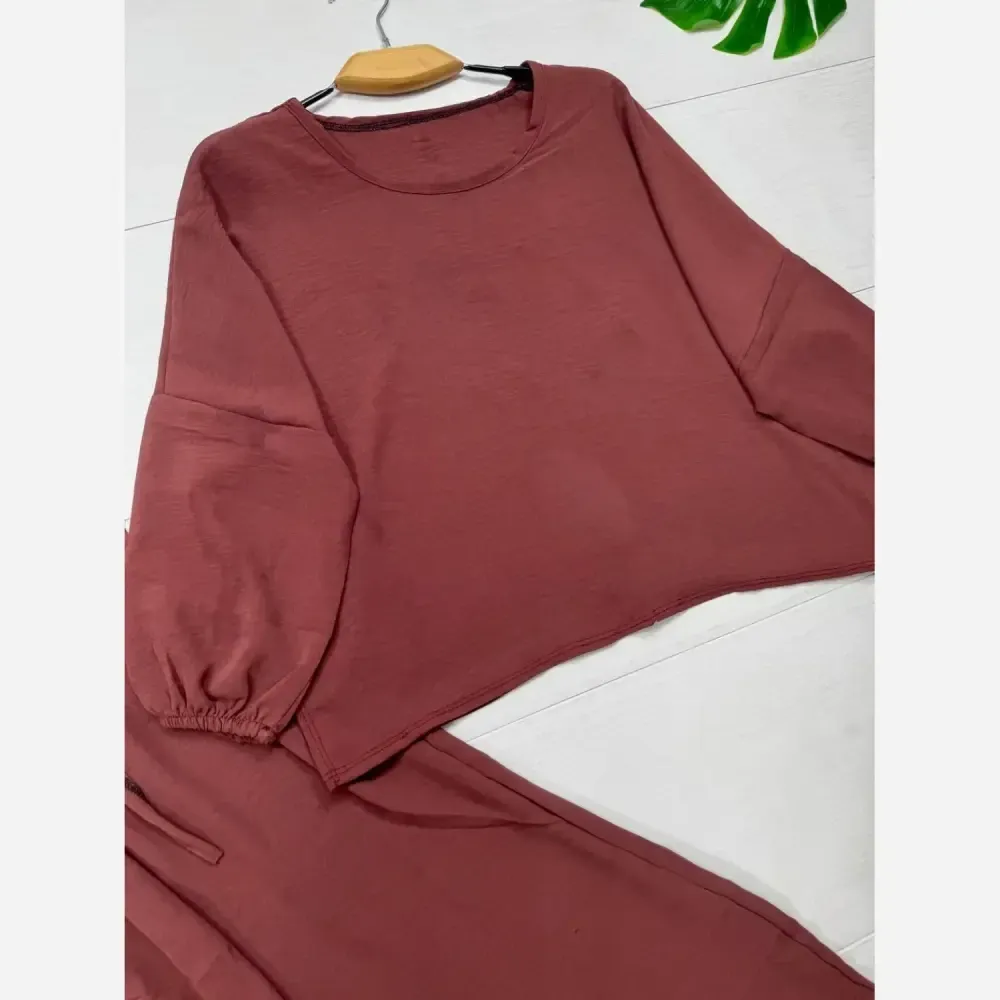 ست تیشرت و شلوار زنانه پنبه گلکسی درجه یک فری سایز 38 تا 46