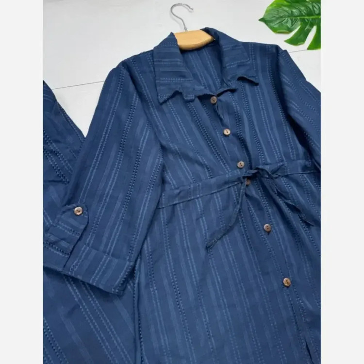 ست بلوز شلوار قواره دار زنانه جنس ویسکو الیزه فول کش سایز فری 38 تا 50