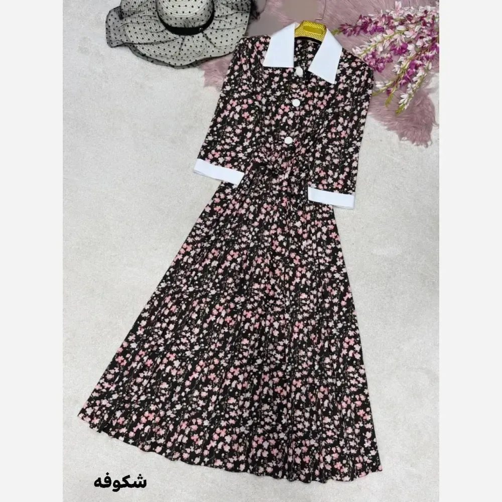 ست سه تیکه کت کرپ مازراتی و دامن تور فری سایز