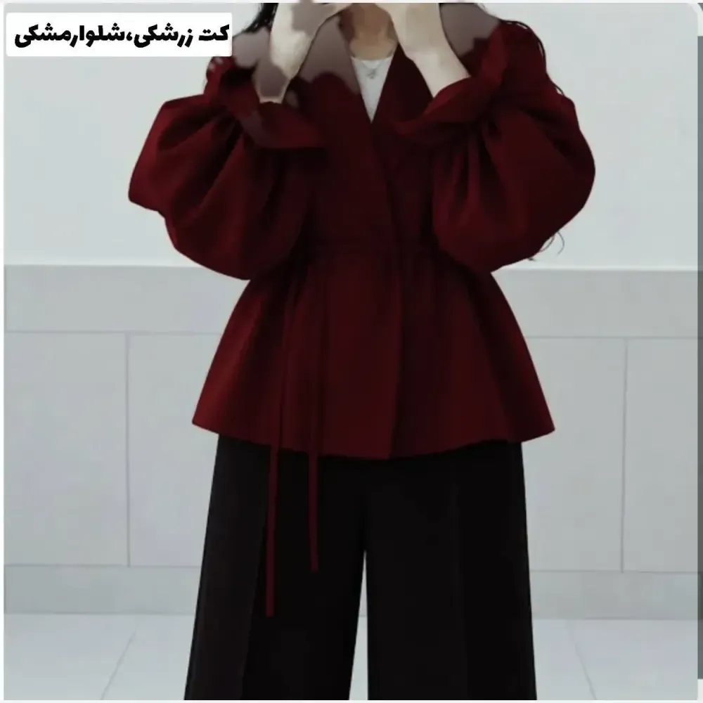 ست پلوشرت و شلوار مازراتی زنانه فری سایز تا 48 در رنگ بندی متنوع