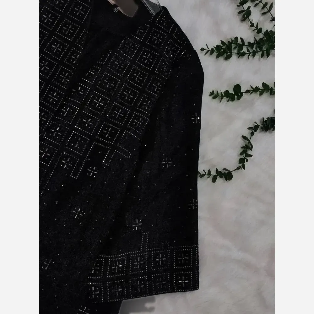 مانتو مزونی مهدیس مخمل ترک گرم بالا نقره ای سایز بزرگ