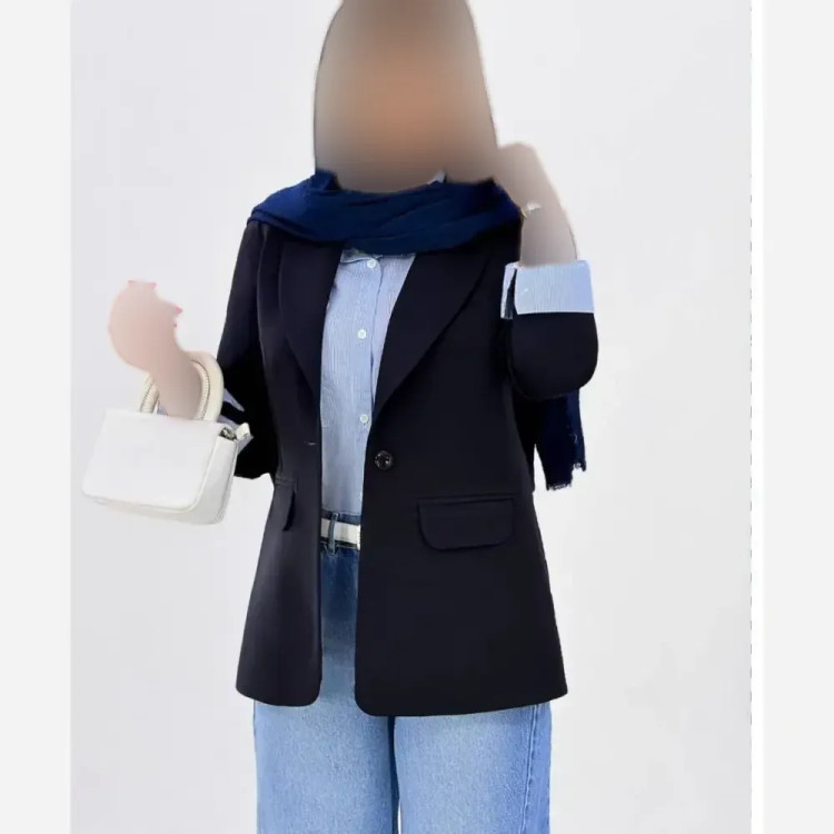 کت تک زنانه پاپیون جنس مازراتی درجه یک رنگ بندی متنوع سایز 1 و 2