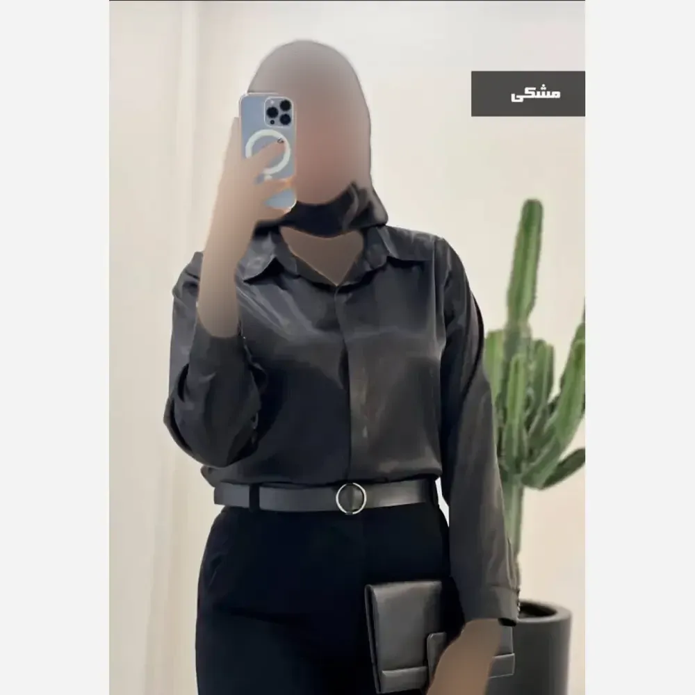 شومیز ساتن فرانسه ضخیم زنانه رنگی سایز 36 تا 46