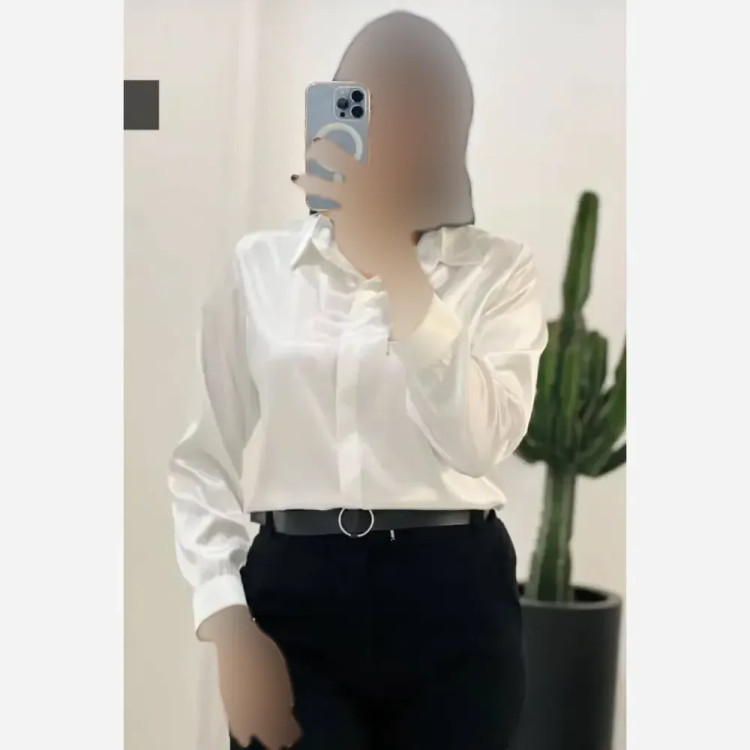 شومیز ساتن فرانسه ضخیم زنانه رنگی سایز 36 تا 46