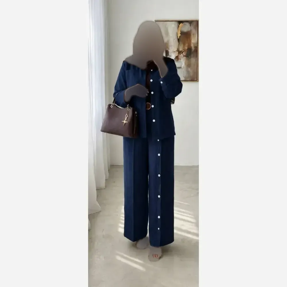 ست تاپ و شلوارک زنانه ماریا تمام نخ خنک تابستانی فری سایز