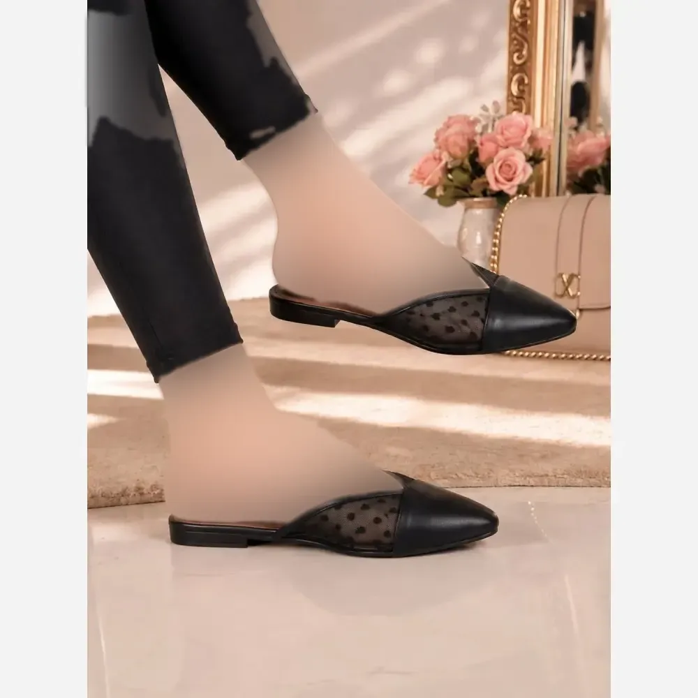 اسلیپر قلبی زیره پلیمر مشکی