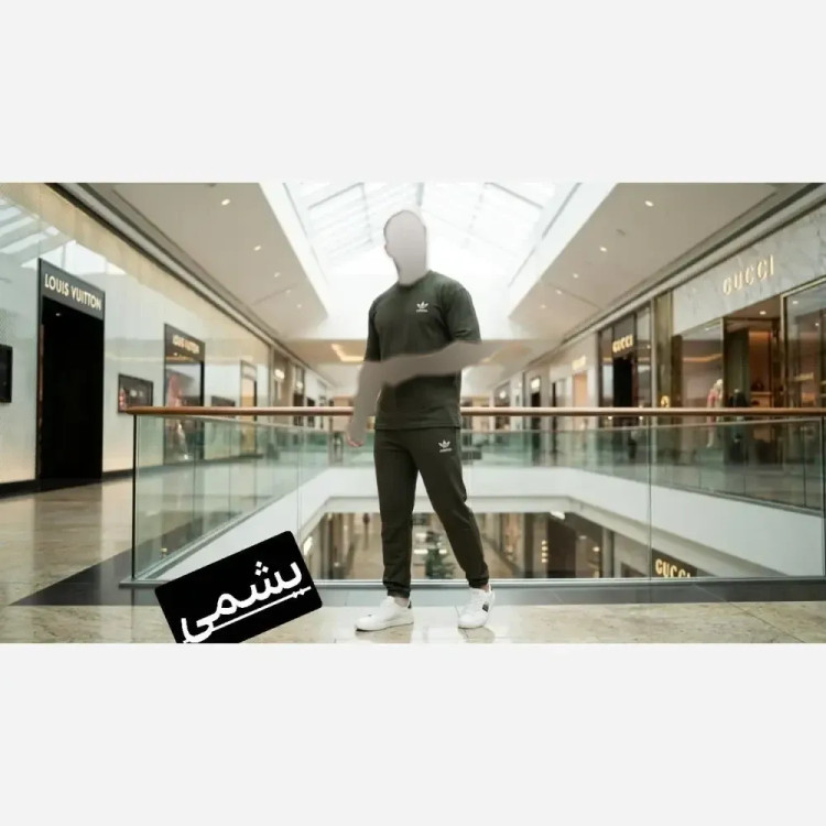 ست مردانه زاگرس جنس بیسکویتی مدل آدیداس سه خط رنگ بندی متنوع سایز لارج و ایکس لارج