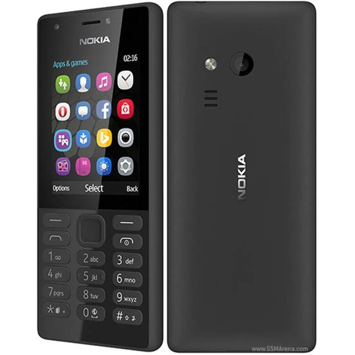 گوشی ساده نوکیا مدل 216 سال 2016  Nokia 216 دو سیمکارت ساخت ویتنام  (بدون گارانتی شرکتی)